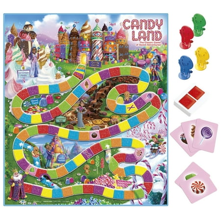 Candy Land Preschool Board Game, No Reading Required For Young Children