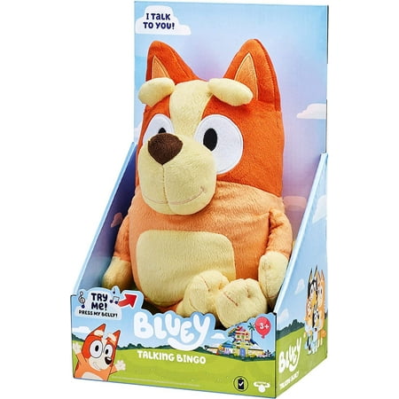 Bluey, Talking Bingo 12 inch Plush, Toddler Toy