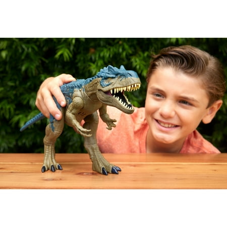 Jurassic World Ruthless Rampagin Allosaurus Dinosaur Toy with Attack Move & Roar Sound