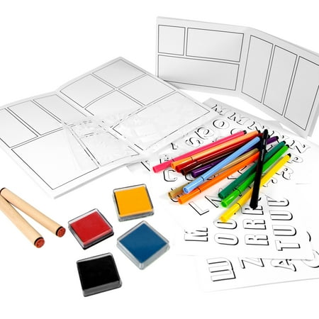 Smarts & Crafts Comic Book Studio, 31 Pieces, for Boys, Girls, Ages 6+