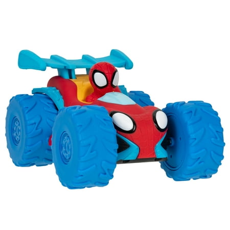 Spidey and His Amazing Friends, Rev up Web Climber Play Vehicle, Marvel, Red and Blue, Toddler Toy