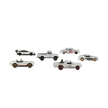 Hot Wheels Zamac Multipacks of 6 Toy Cars, Gift For Kids & Collectors