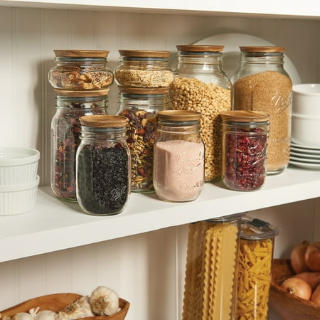 Ball Wooden Storage Lids, Wide Mouth, Ball Jar Lids, 3-PackOne Size,