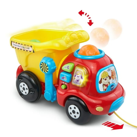 VTech Drop & Go Dump Truck with Accessories, Baby and Toddler Toys