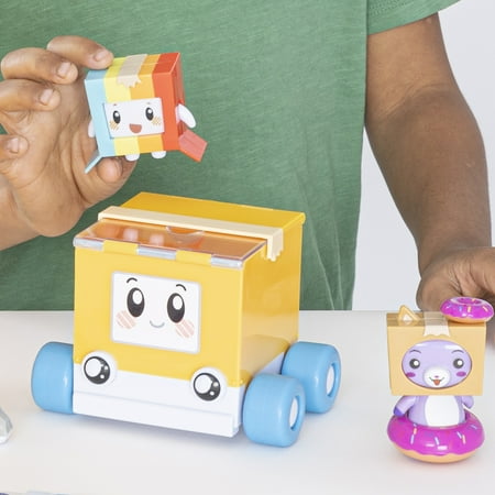 Lankybox Mystery Surprise Medium Egg Official Merchandise Ages 3 and Up WIth Figures, Vehicle, and Stickers