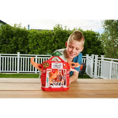 Robo Alive Dino Escape Series 1 by Zuru, Battery-Powered Robotic Light Up Child Toy