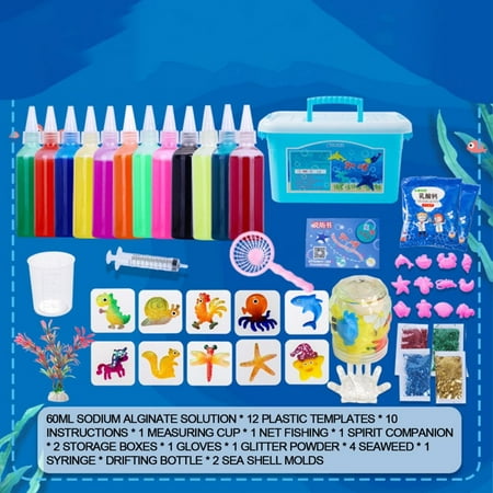 AMERTEER Magic Water Elf Kids DIY Toys Kit Creative DIY Magic Water Elf Toy Handmade Kit for Kids Birthday Children?s Day Gifts, Other, 20.00*15.00*11.00cm