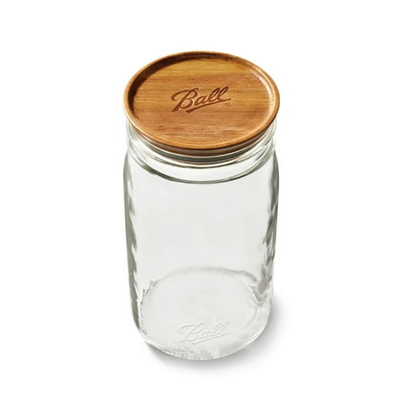 Ball Wooden Storage Lids, Wide Mouth, Ball Jar Lids, 3-PackOne Size,