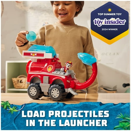 PAW Patrol Jungle Pups, Marshall Elephant Firetruck with Figure, Toys for Kids Ages 3 and Up