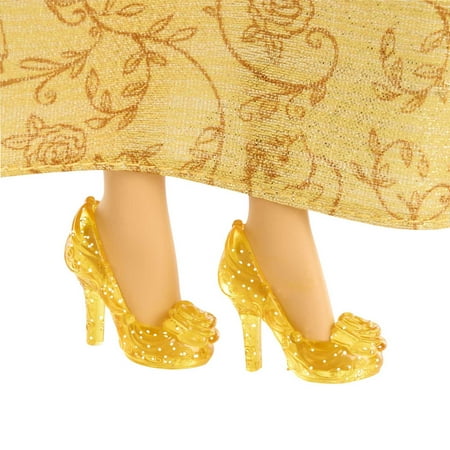 Disney Princess Belle Fashion Doll with Brown Hair, Brown Eyes & Tiara AccessoryOne Size,