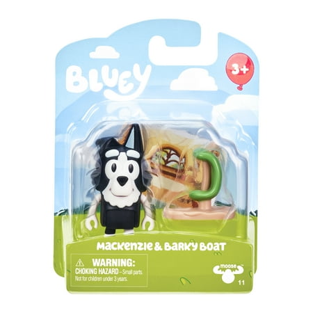 Bluey Story Starter Pack, 1 2-3" Plastic Toy Figure and Accessory, Multi-Color, Ages 3+, Styles Vary