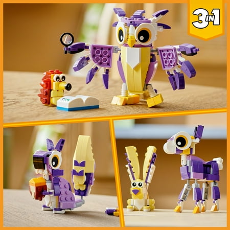 LEGO Creator Animal Gift Set, Build and Rebuild 9 Exciting Animal Toys in 1 Box, Gift for Nature Lovers, 66789