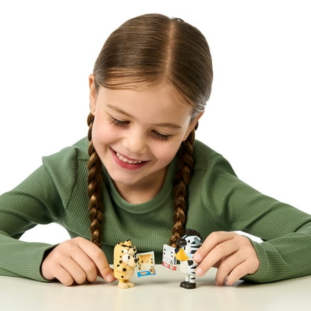 Bluey Figure Animal Costumes 2-Pack, 2.5 inch Bluey and Bingo Figures, Ages 3+, Toddler Toys