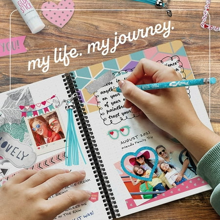 Pretty Me Multicolor Journal Kit - 70 Piece Arts & Craft Kit