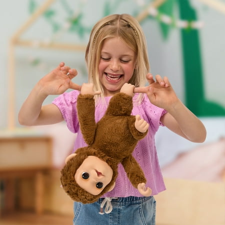 Little Live Pets My Baby Monkey Mango, 50+ Sounds and Reactions, Ages 4+