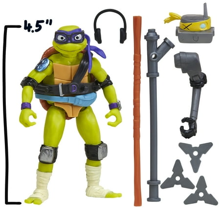 Tales of Teenage Mutant Ninja Turtles: Mutations Mix and Match 4.5" Donatello Basic Action Figure Assortment by Playmates Toys