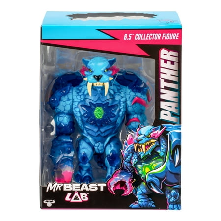 MrBeast Lab Apex Beast Panther Collector Figure, 6.25Inches Tall, Premium Packaging, Ages 5+