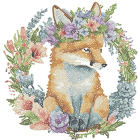 DIAMOND DOTZ? Floral Garland Fox Special Edition Diamond Painting Kit