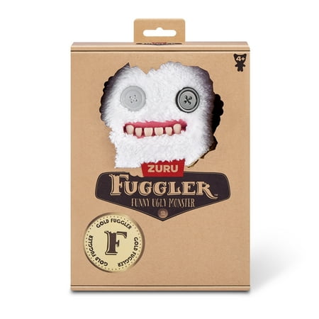 Fuggler Gold Fuggs 9 inch (Splodge), Funny Ugly Monster Soft Plush Collectible Toy by ZURU
