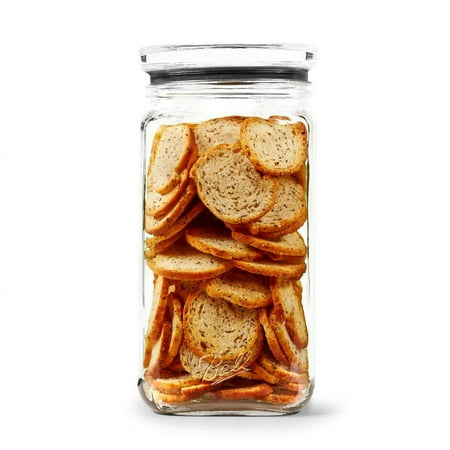 Ball? Stack & Store Half-Gallon Jar (9.9 Cup/79 oz.), Glass Storage Jar, 1/2 Gal.