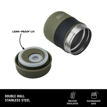 Built 10oz Double Wall Vacuum Insulated Food Jar Sage Green