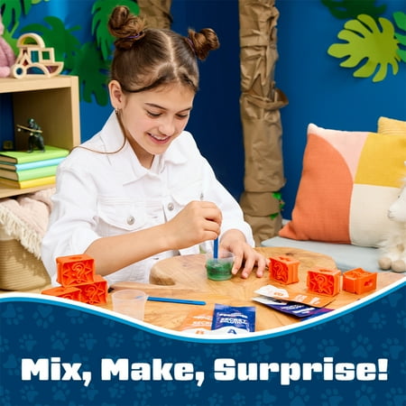Elmer's Squishies Minis, DIY Miniature Squishy Toys, Arts and Crafts for Kids, Creates 6 Zoo Characters, 1
