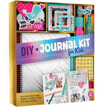 Pretty Me Multicolor Journal Kit - 70 Piece Arts & Craft Kit