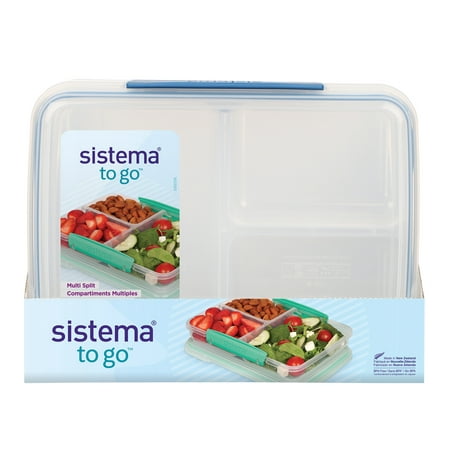 Sistema TO GO Collection 820mL Multi Split Food Storage Container