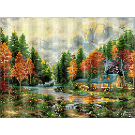 DIAMOND DOTZ? Evening at Autumn Lake Special Edition Diamond Painting Kit