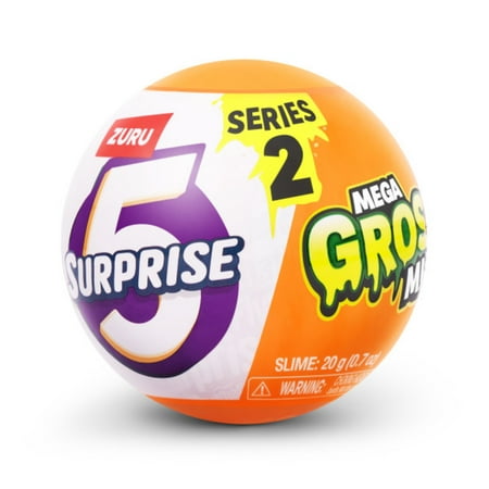 5 Surprise Mega Gross Minis Series 2 by ZURU, Novelty Unbox Surprise, Parody, Slime, Ages 3+