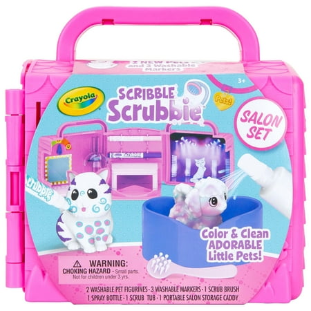 Crayola Scribble Scrubbie Pets Salon Set, Child, Unisex