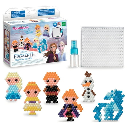 Aquabeads Disney Frozen 2 Character Set, Complete Arts & Crafts Bead Kit for Children - over 800 beads to create Anna, Elsa, Olaf and more