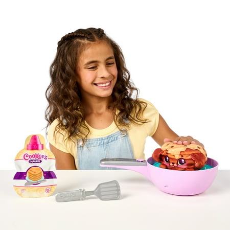 Cookeez Makery Pancake Treatz. Mix & Flip a Plush Best Friend! Scented, Interactive Plush, Ages 5+
