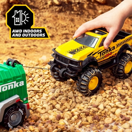Tonka Steel Classics 4x4 Pickup Truck, Play Vehicle, Great Gift for Boys & Girls, Ages 3 Years and up