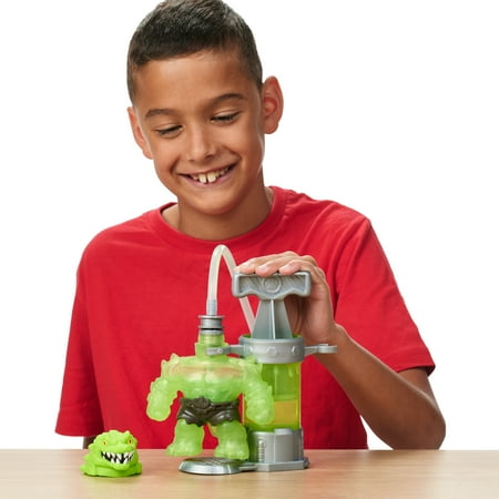 Heroes of Goo Jit Zu Hero Creator Rockjaw Mix, Fill & Create Your Own Stretchy Action Figure Ages 4+
