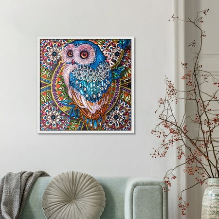 DIY Painting Kits for 4 5 6 7 8 Years Old Kids Adults, 5D Diamond Kits Full Drill Gift for Kids Women Friends Age 9 10 11 12 13, Paint by Numbers for Children Owl Gifts for 6-10 Years Old Girls Boys