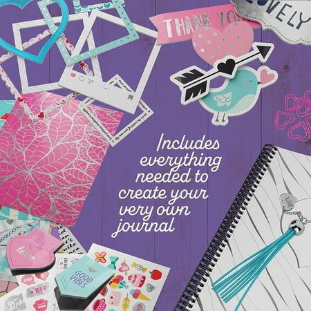 Pretty Me Multicolor Journal Kit - 70 Piece Arts & Craft Kit