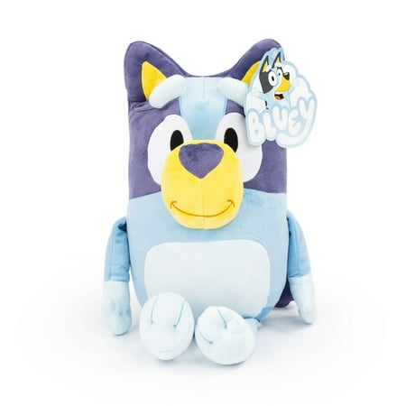 Bluey Kids Bedding Plush 17" Cuddle and Decorative Pillow Buddy, Microfiber, Blue, BBC