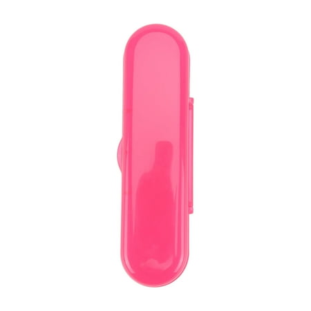 Your Zone Plastic Utensil Set, Pink, 4 Count Pack, Fork, Spoon, Knife, Container