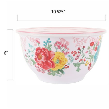 The Pioneer Woman 10-Piece Melamine Mixing Bowl Set, Fancy FlourishOther,