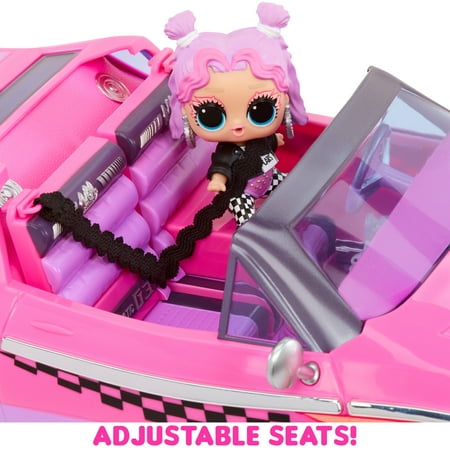 LOL Surprise City Cruiser, Pink and Purple Sports Car, Fabulous Features with Exclusive Doll, Kids Toy Gift Ages 4+