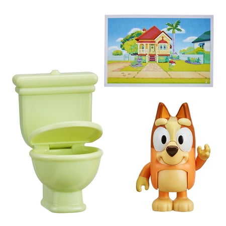 Bluey Story Starter Pack, 1 2-3" Plastic Toy Figure and Accessory, Multi-Color, Ages 3+, Styles Vary