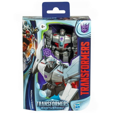 Transformers Toys EarthSpark Deluxe Class Megatron 5" Action Figure for Kids 6+