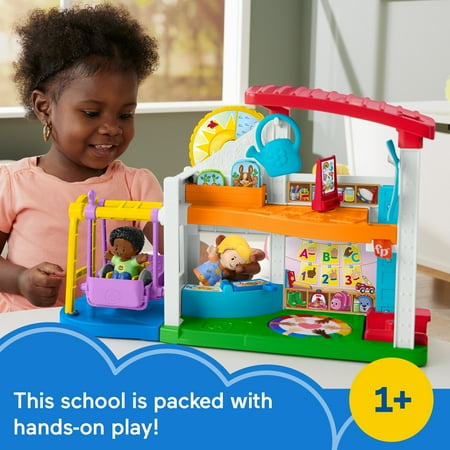Fisher-Price Little People Play for All School Toddler Playset with Figures & Accessories