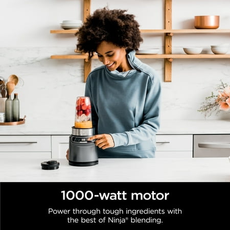 Ninja Nutri-Blender Pro with Auto IQ, 1000 Watts, Personal Blender, BN400