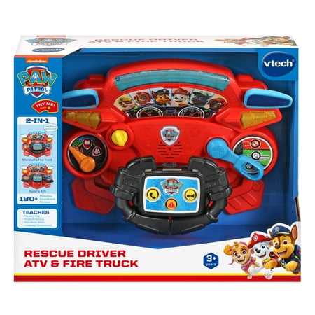 VTech PAW Patrol Rescue Driver ATV & Fire Truck Baby and Toddler Toys