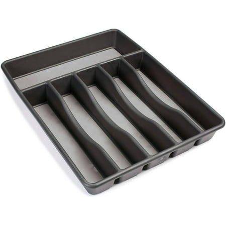 Rubbermaid Silverware Organizer, Large, Grey