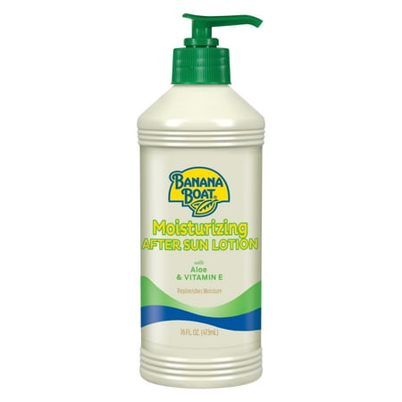 Banana Boat After Sun Lotion with Aloe, Sunburn Relief After Sun Protection All Skin Types, 16 fl oz