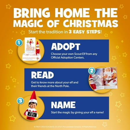 The Elf on the Shelf: A Christmas Tradition - Girl Scout Elf with Blue Eyes - Includes Artfully Illustrated Storybook, Keepsake Box and Official Adoption Certificate
