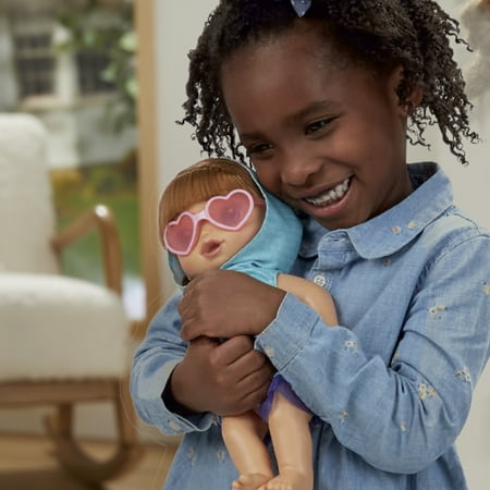 Baby Alive Magical Styles Doll, 12-Inch Toy for Kids Ages 3+, 9 Accessories, Brown Hair